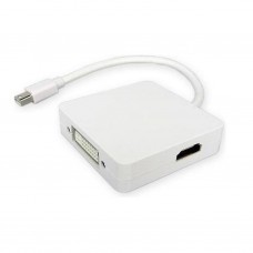 3-in-1 Mini DisplayPort to DP HDMI DVI Adapter Cable (AC-MNDP-DHD) 3-in-1 Mini DisplayPort to DP HDMI DVI Adapter Cable (AC-MNDP-DHD)