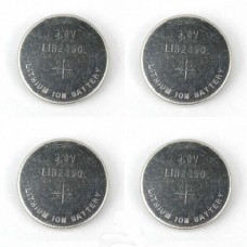 Rechargeable LIR2450 3.6V 130mAh Li-ion Coin Cell Button Battery cmos battery (CMOS-LIR2450)