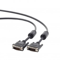 Cablexpert DVI-D Dual Link M/M, 10m, Zwart (D4001-100-CC-DVI2-BK-10M) Cablexpert DVI-D Dual Link M/M, 10m, Zwart (D4001-100-CC-DVI2-BK-10M)