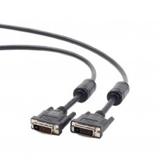Cablexpert DVI-D Dual Link M/M, 1.8m, Zwart (D4001-CC-DVI2-BK-6) Cablexpert DVI-D Dual Link M/M, 1.8m, Zwart (D4001-CC-DVI2-BK-6)