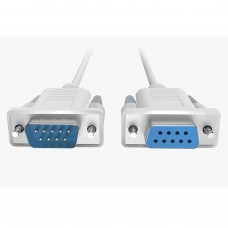 DB9 Male to Female Null Modem Cable,3m White (DB9NM-SK-D702) DB9 Male to Female Null Modem Cable,3m White (DB9NM-SK-D702)