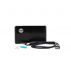 2.5 IDE behuizing, USB2.0, Aluminium zwart (HDX-K25-05A0TB) 2.5 IDE behuizing, USB2.0, Aluminium zwart (HDX-K25-05A0TB)