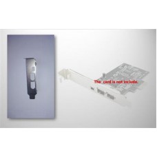 Low profile Bracket voor 3 poort PCIe FireWire Kaart (INT-PCE-LOW-1394-002) Low profile Bracket voor 3 poort PCIe FireWire Kaart (INT-PCE-LOW-1394-002)