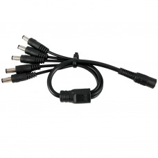 DC voeding splitter 1 naar 6 voor CCTV camera (SAC-1-6) DC voeding splitter 1 naar 6 voor CCTV camera (SAC-1-6)