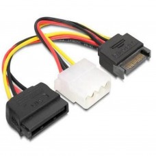 4-pin SATA Male to SATA FEMALE & MOLEX Cable (SATA2-MOLEX) 4-pin SATA Male to SATA FEMALE & MOLEX Cable (SATA2-MOLEX)