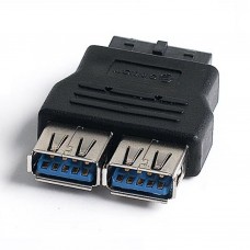 USB 3.0 Pinheader naar 2x USB A (USB3-IH002) USB 3.0 Pinheader naar 2x USB A (USB3-IH002)