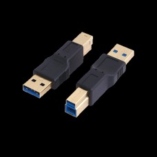 USB 3.0 A Male to B Male Adapter, AU0014 (USB3AM-BM-L) USB 3.0 A Male to B Male Adapter, AU0014 (USB3AM-BM-L)