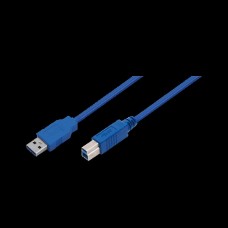 USB 3.0 A Male to B Male, blue, 1M, CU0044 (USB3AM-BMLE-1MBU) USB 3.0 A Male to B Male, blue, 1M, CU0044 (USB3AM-BMLE-1MBU)